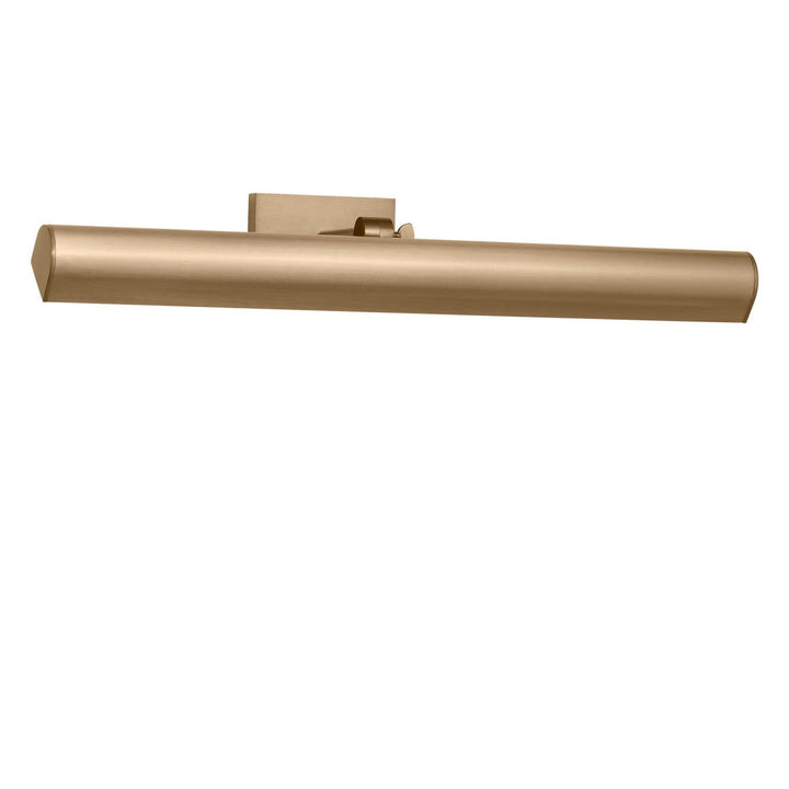 Gallery LED Picture Light in Satin Brass Generation Lighting Canada