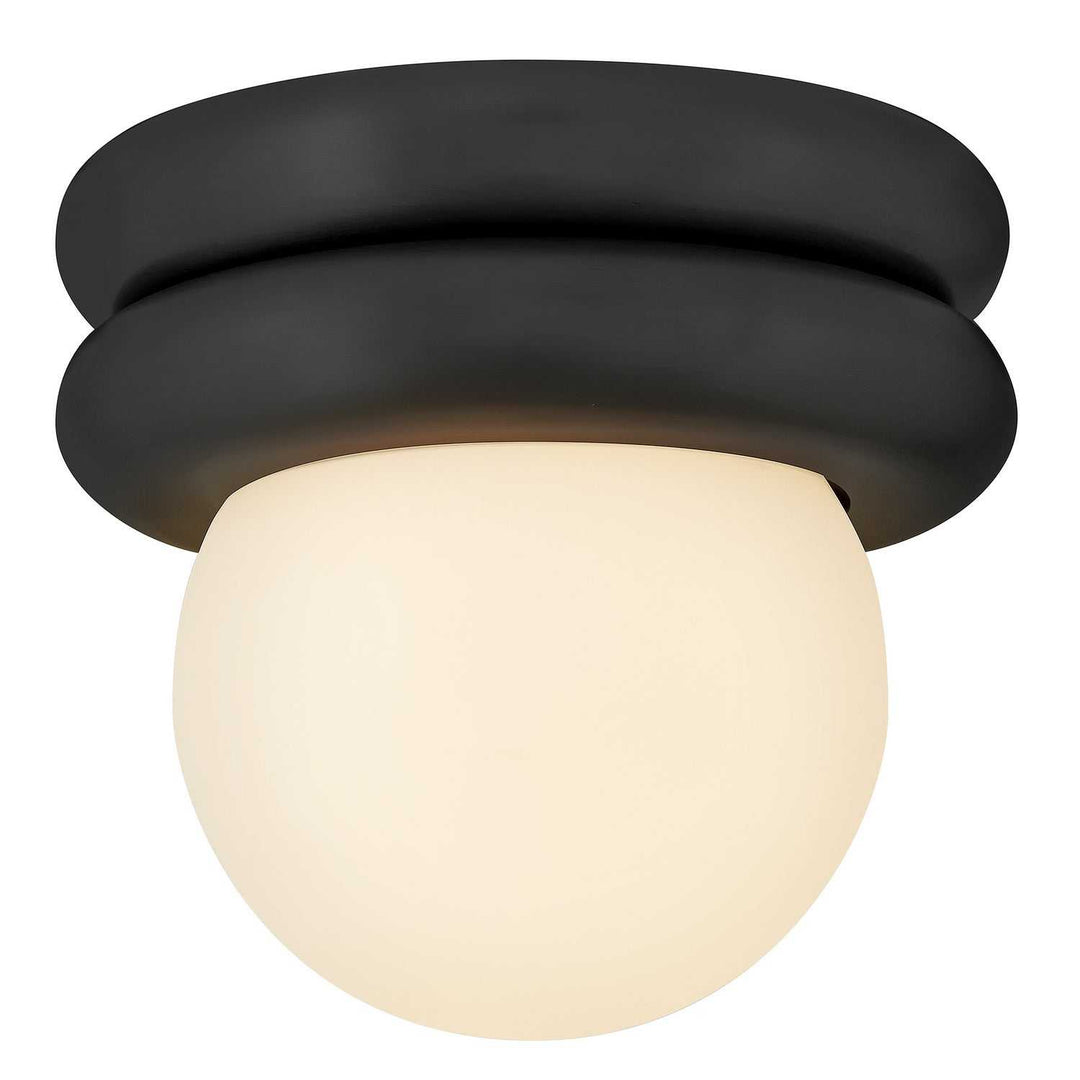 Noa LED Convertible Flush Mount in Black Lark Canada