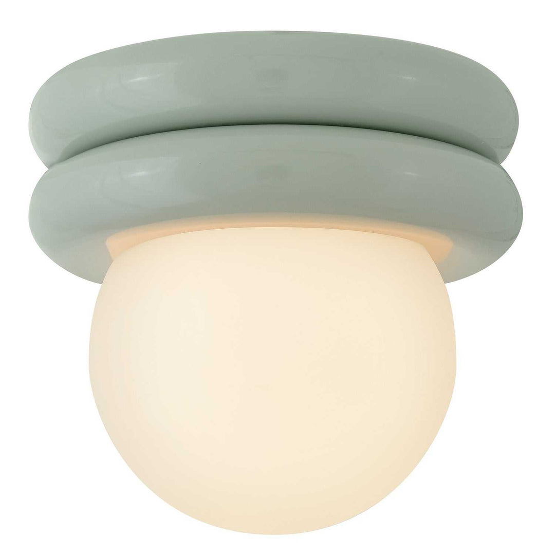 Noa LED Convertible Flush Mount in Seafoam Lark Canada
