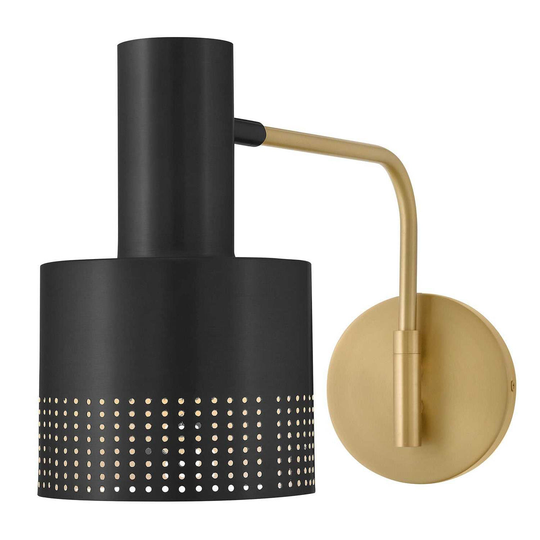 Casey LED Wall Sconce in Lacquered Brass Lark Canada