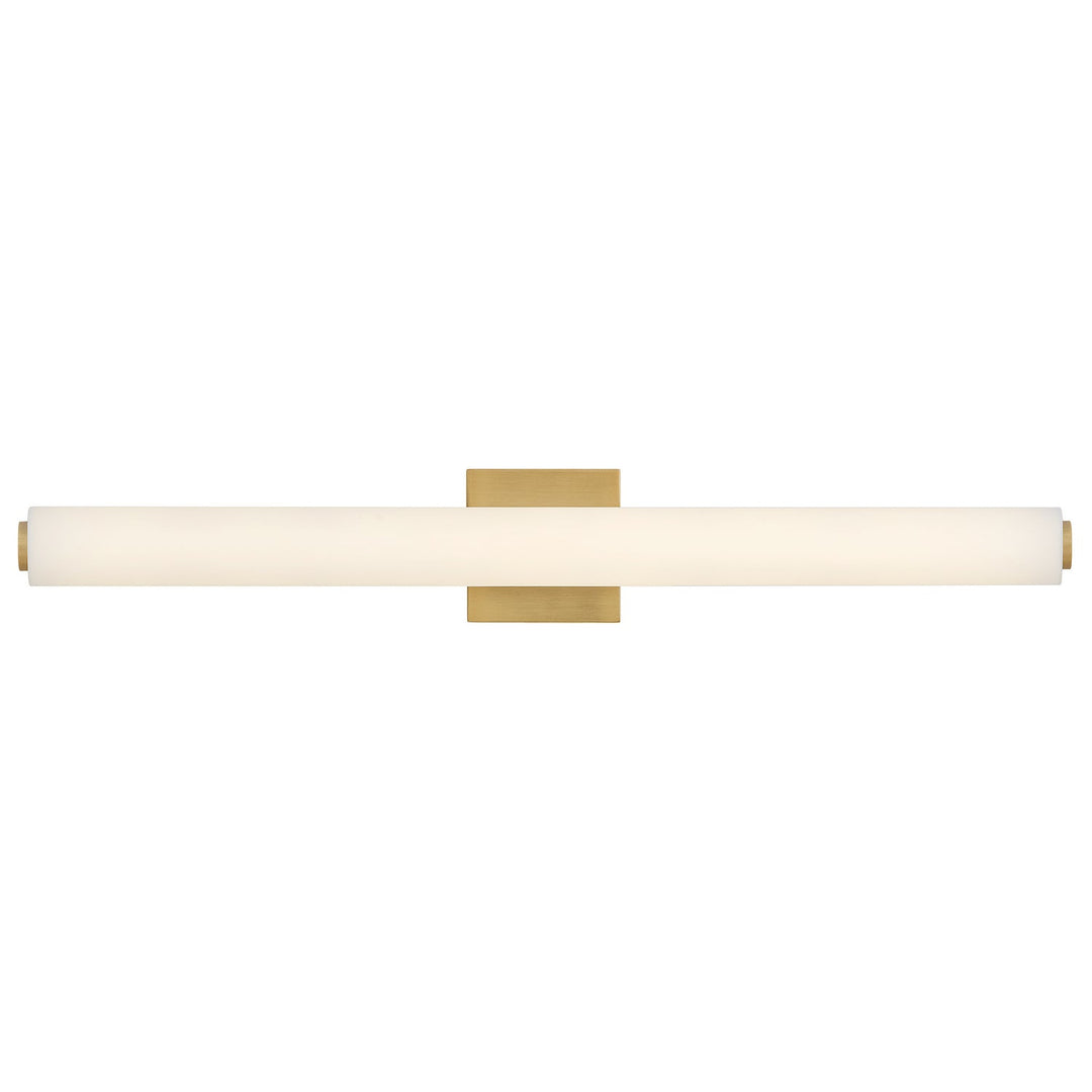 Marti LED Vanity in Lacquered Brass Lark Canada