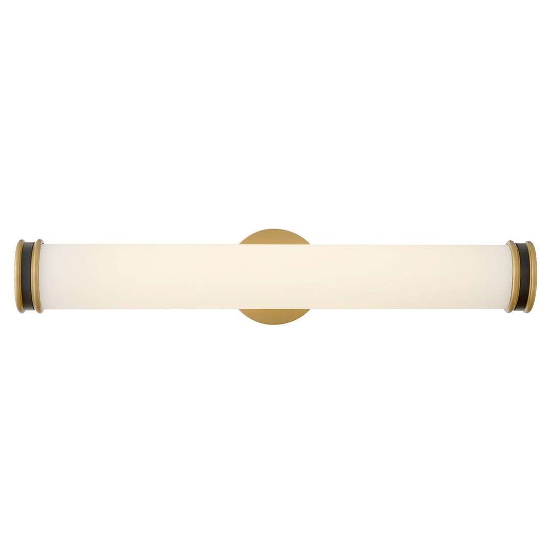 Ames LED Vanity in Lacquered Brass Lark Canada
