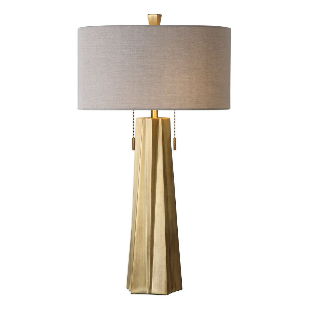 Maris Two Light Table Lamp in Antique Brass - available from The Lighting Shoppe, trusted by Canadian homeowners