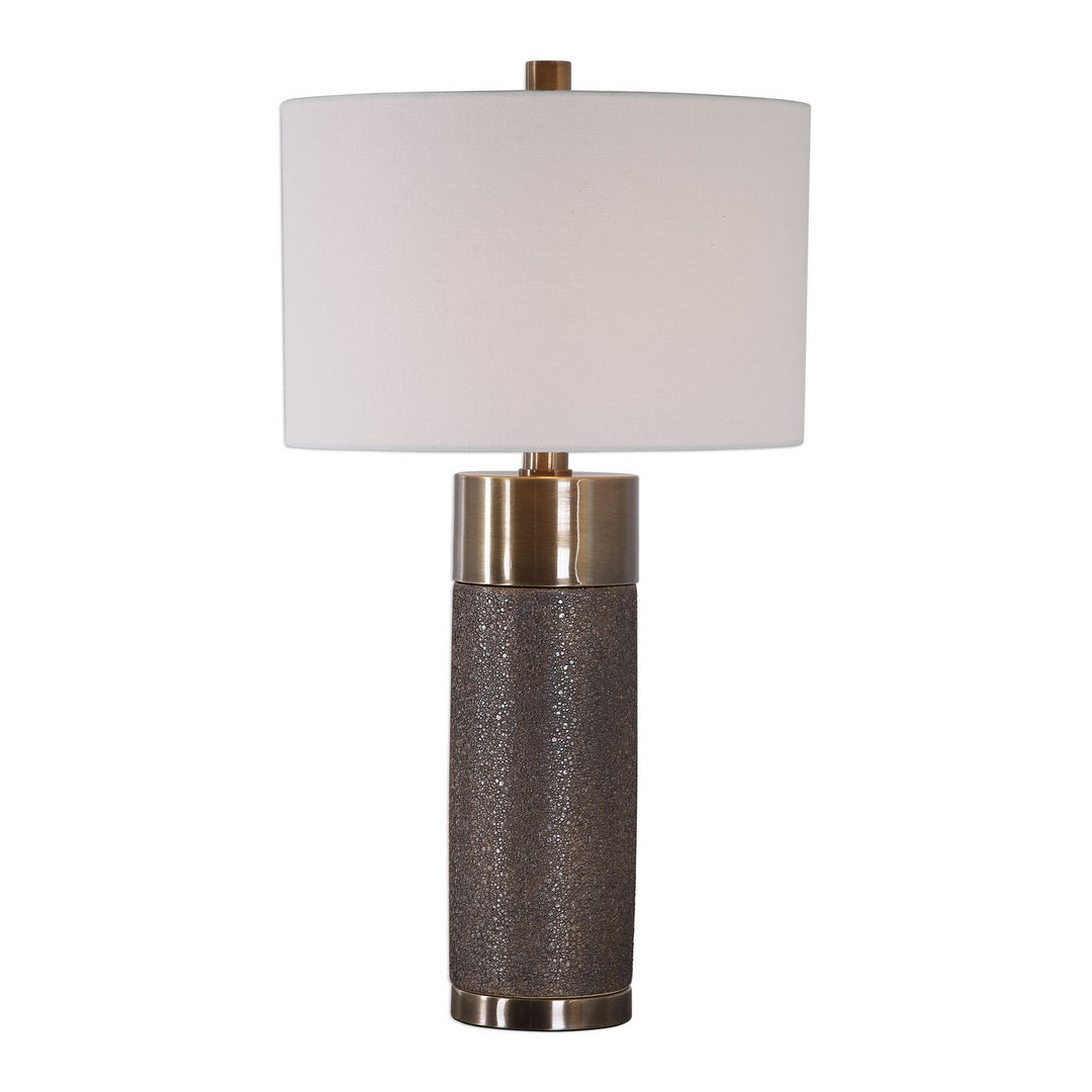 Brannock One Light Table Lamp in Antique Brass - available from The Lighting Shoppe, trusted by Canadian homeowners