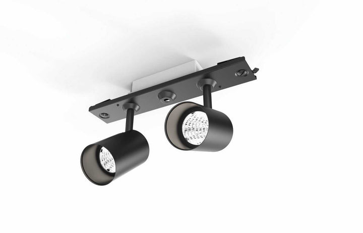 Route LED Dual Spot in Black Eurofase Canada