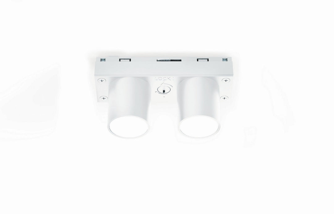 Construct LED Twin Head Recessed in White Eurofase Canada