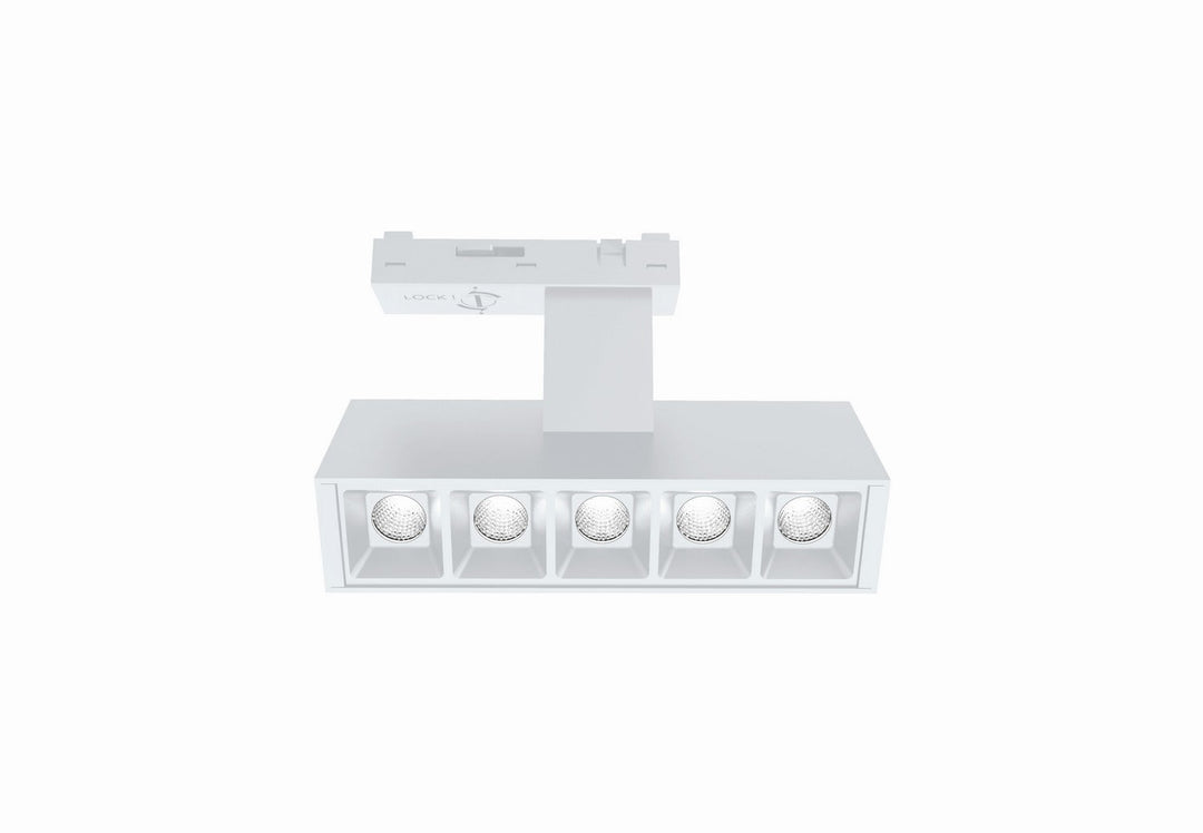 Construct LED Spot Light in White Eurofase Canada