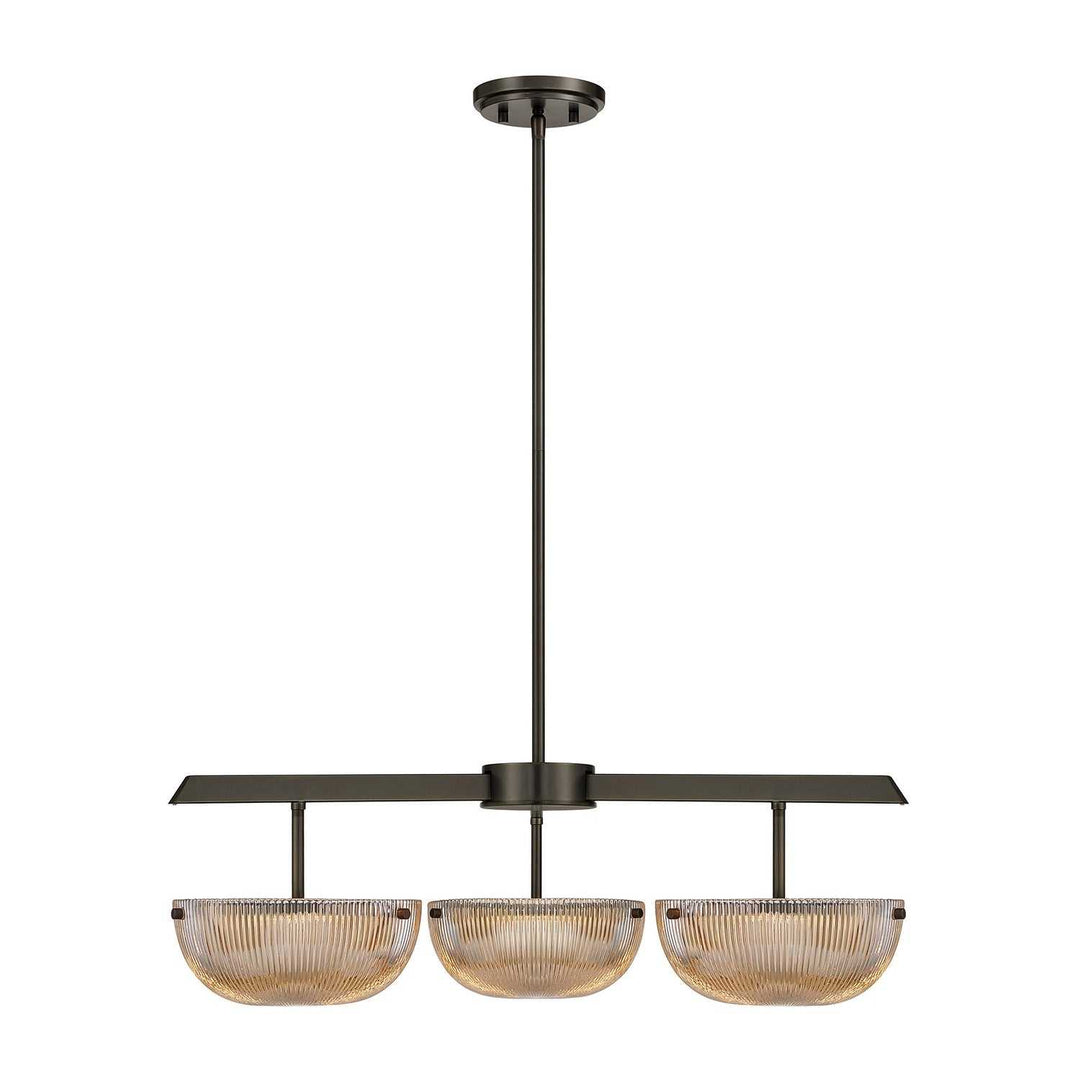 Hubbard LED Chandelier in Mediterranean Bronze Savoy House