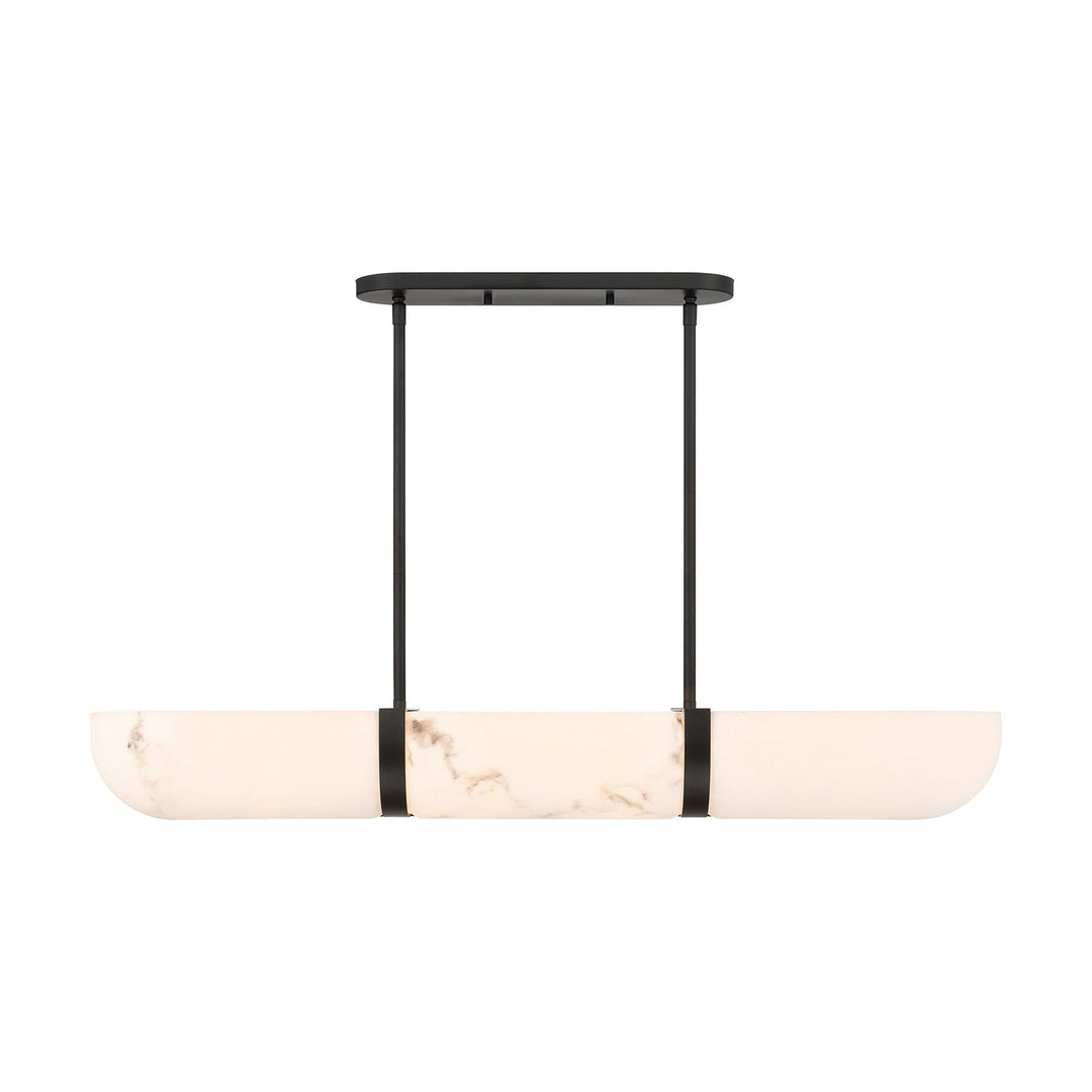 Chalfont Four Light Chandelier in Matte Black Savoy House