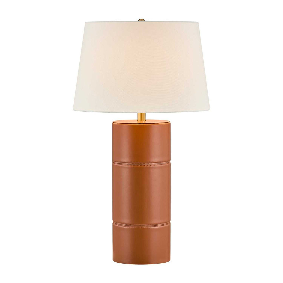 Albert One Light Table Lamp in Honey Brown Savoy House