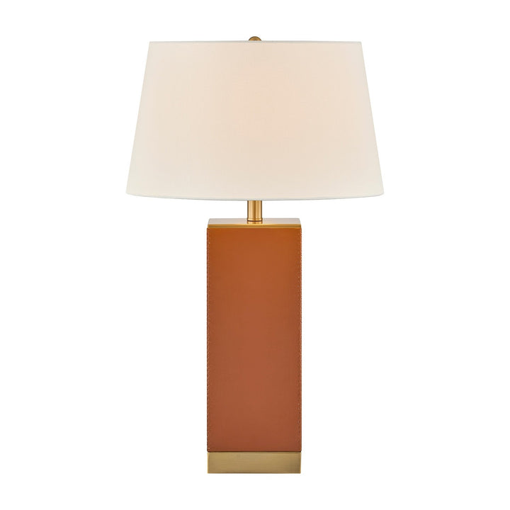 Max One Light Table Lamp in Honey Brown Savoy House