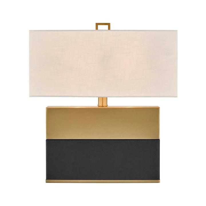 Oliver One Light Table Lamp in Honey Brown and Black Savoy House