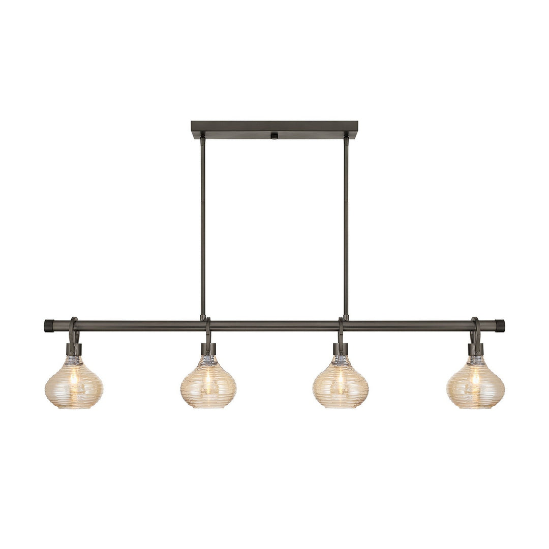 Sheriden Four Light Chandelier in Mediterranean Bronze Savoy House