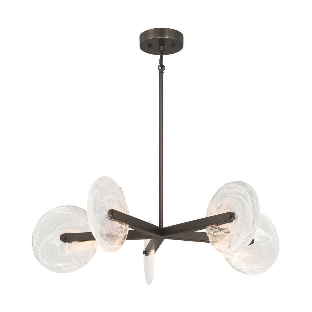 Ainslie LED Chandelier in Mediterranean Bronze Savoy House