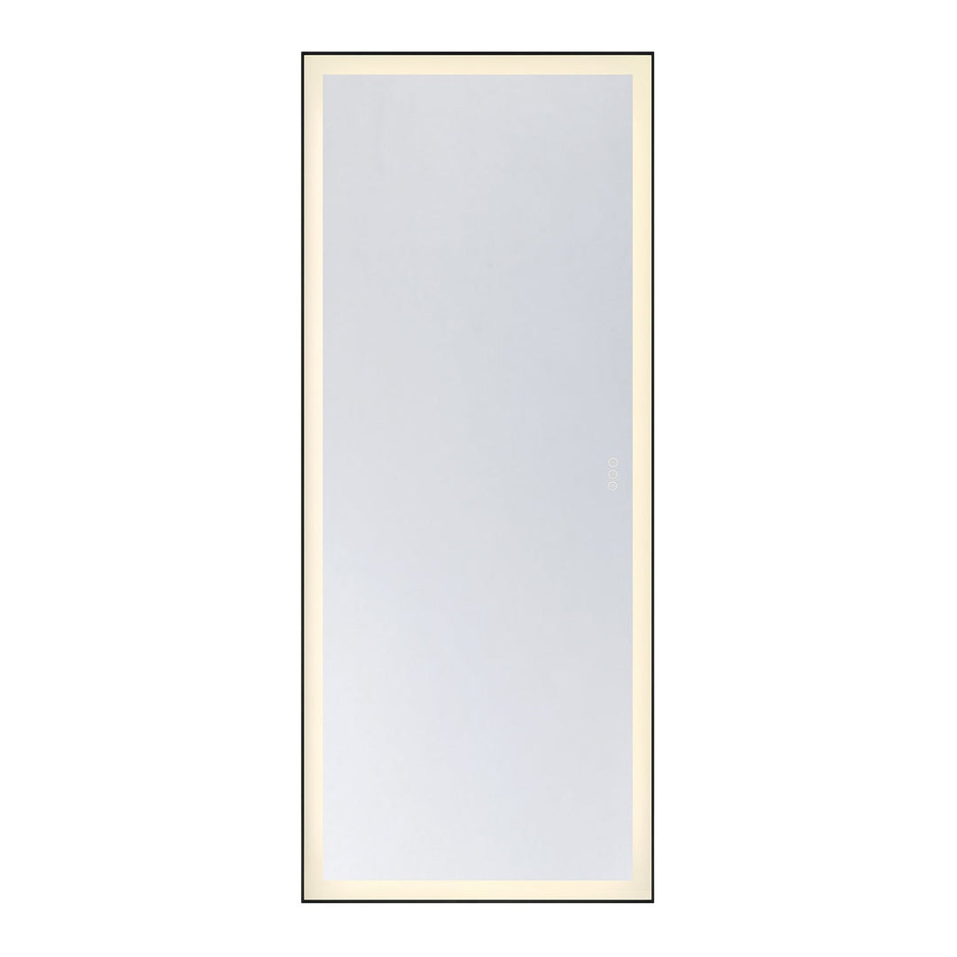 Paulding LED Mirror in Black Savoy House