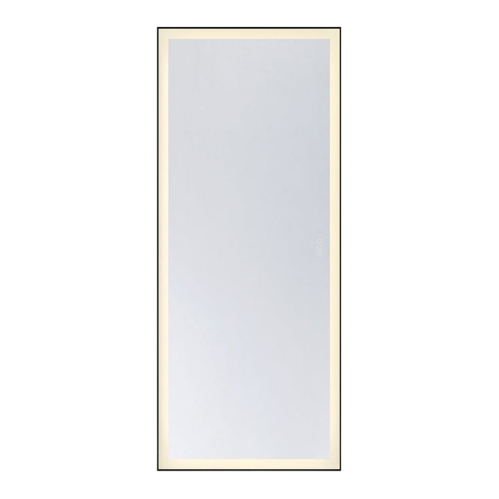 Paulding LED Mirror in Black Savoy House