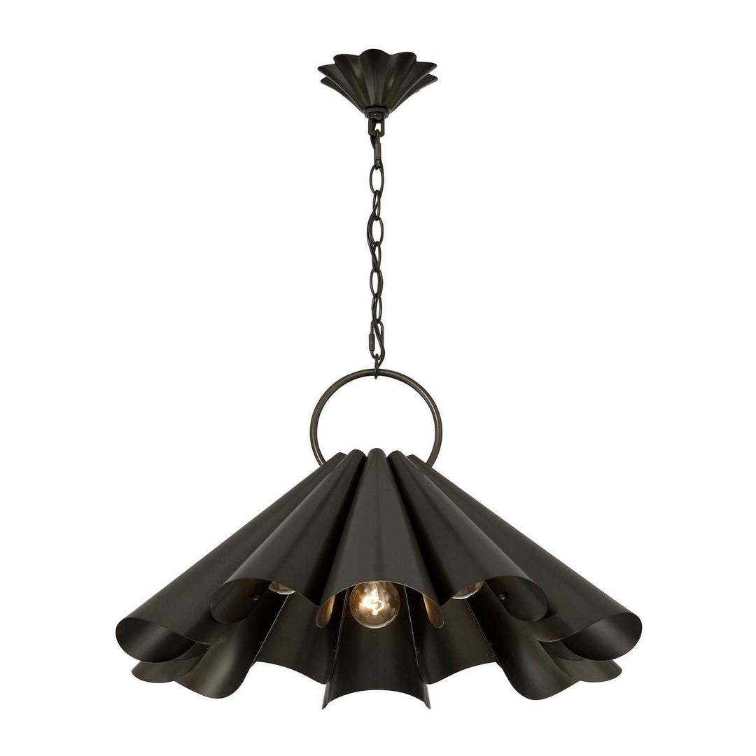 Vinton Three Light Pendant in Medici Bronze Savoy House
