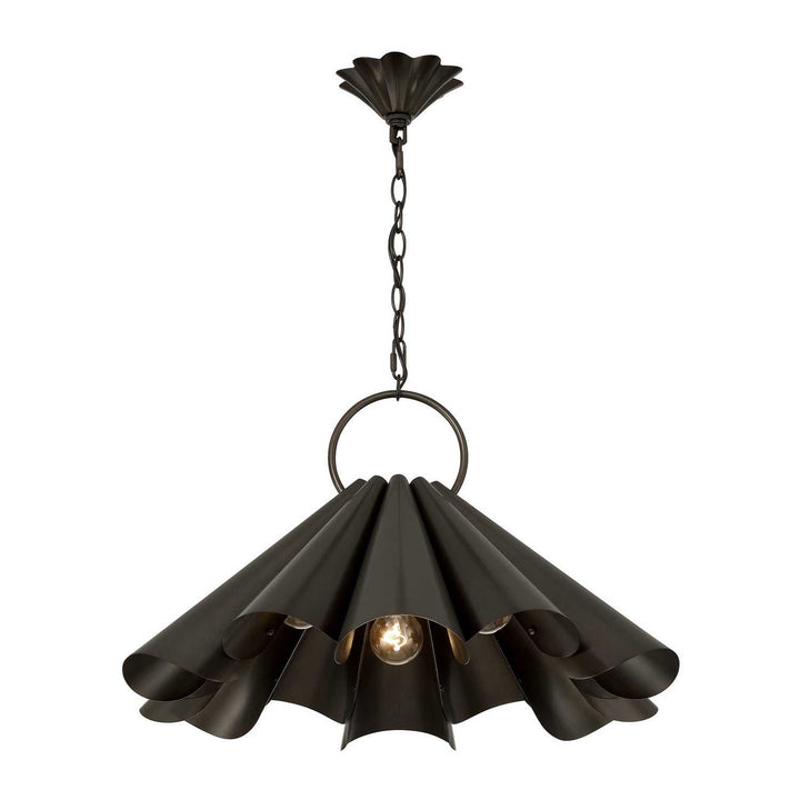Vinton Three Light Pendant in Medici Bronze Savoy House