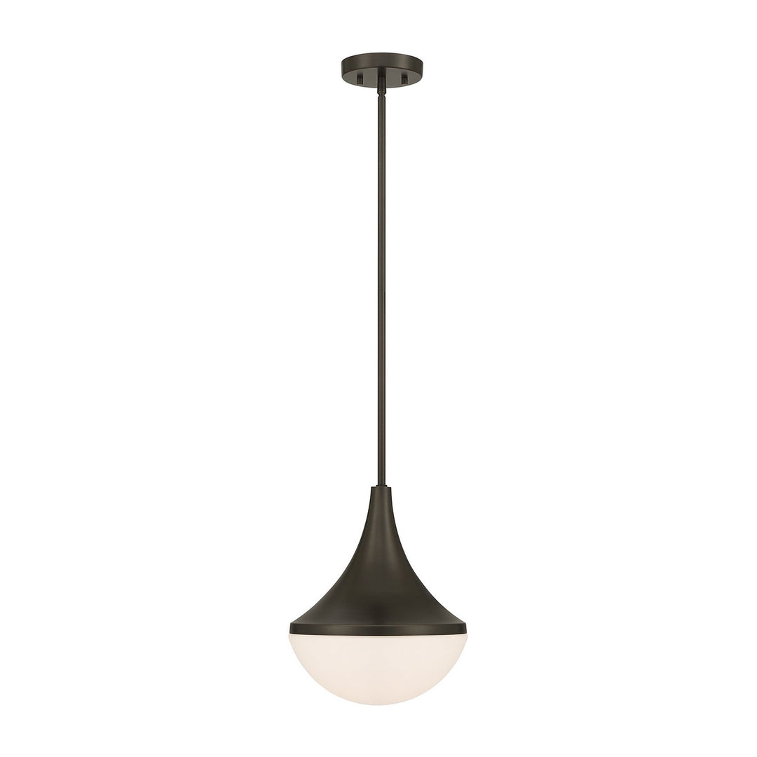 Ogdon One Light Pendant in Mediterranean Bronze Savoy House