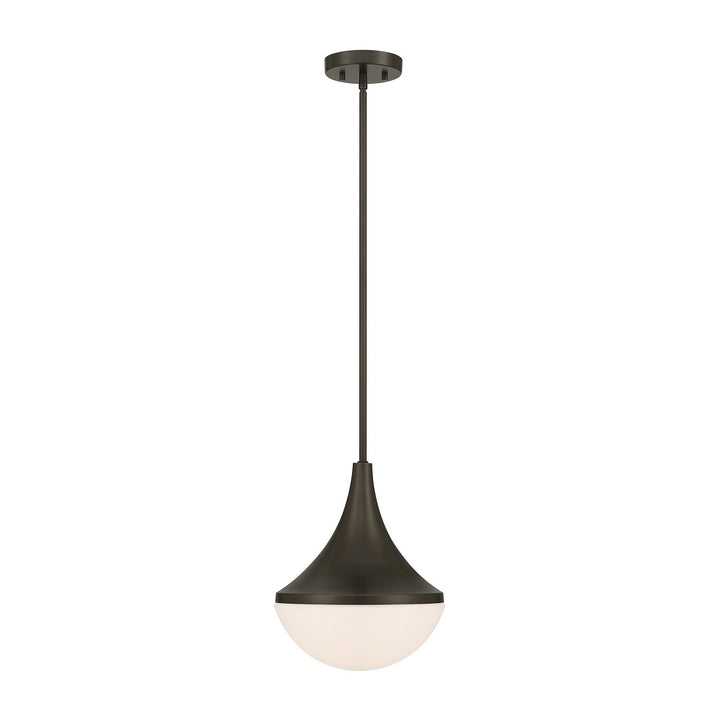 Ogdon One Light Pendant in Mediterranean Bronze Savoy House