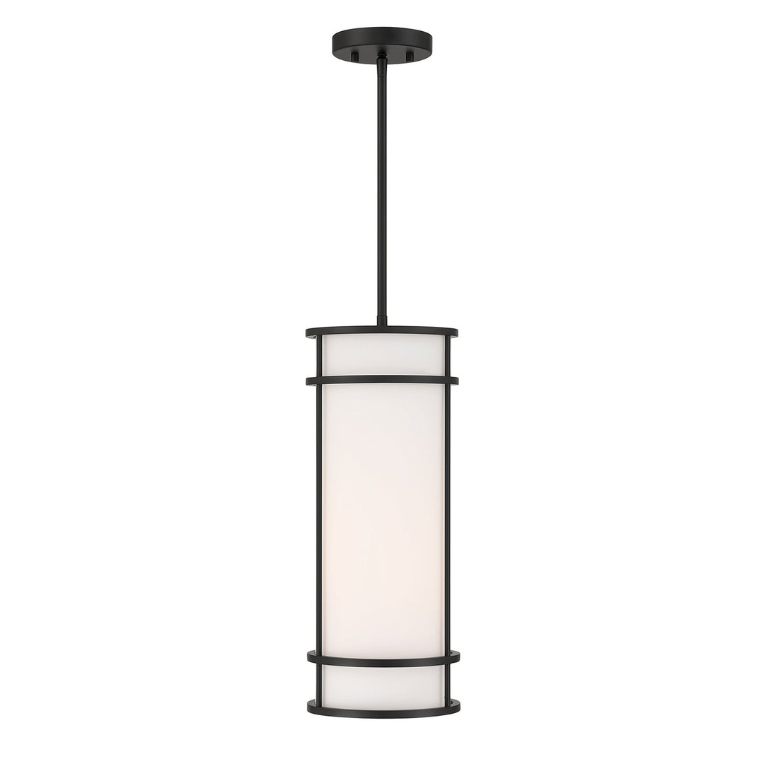 Porter One Light Mini Pendant in Matte Black Savoy House