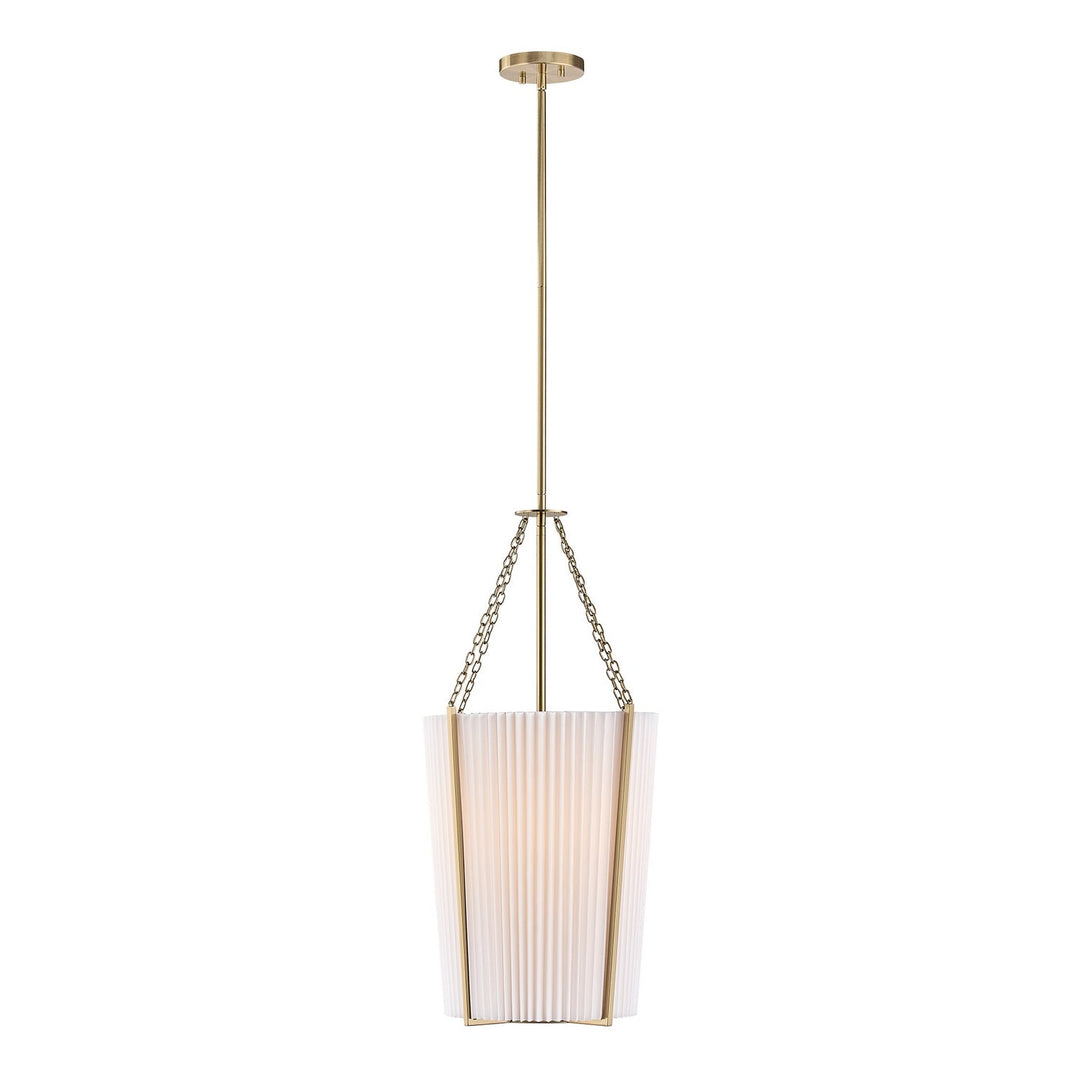 Joplin One Light Pendant in Noble Brass Savoy House