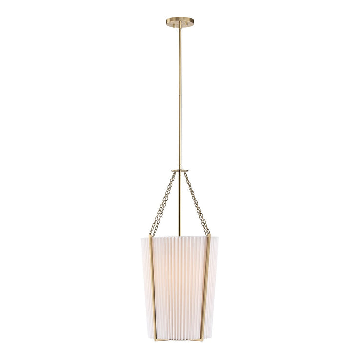 Joplin One Light Pendant in Noble Brass Savoy House