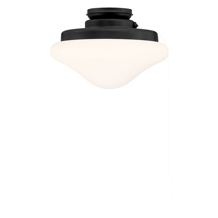 LED Fan Light Kit in Matte Black Meridian