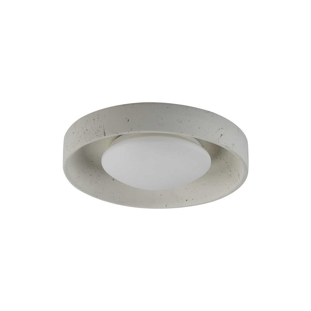 Matera LED Flush Mount in Chaulk White ET2