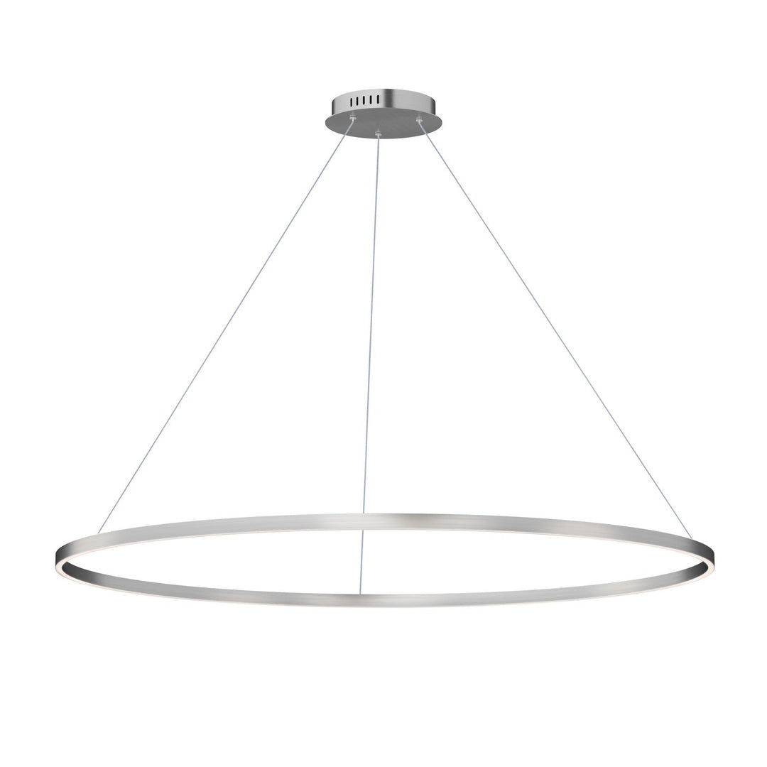 Groove WiZ LED Pendant in Brushed Aluminum ET2