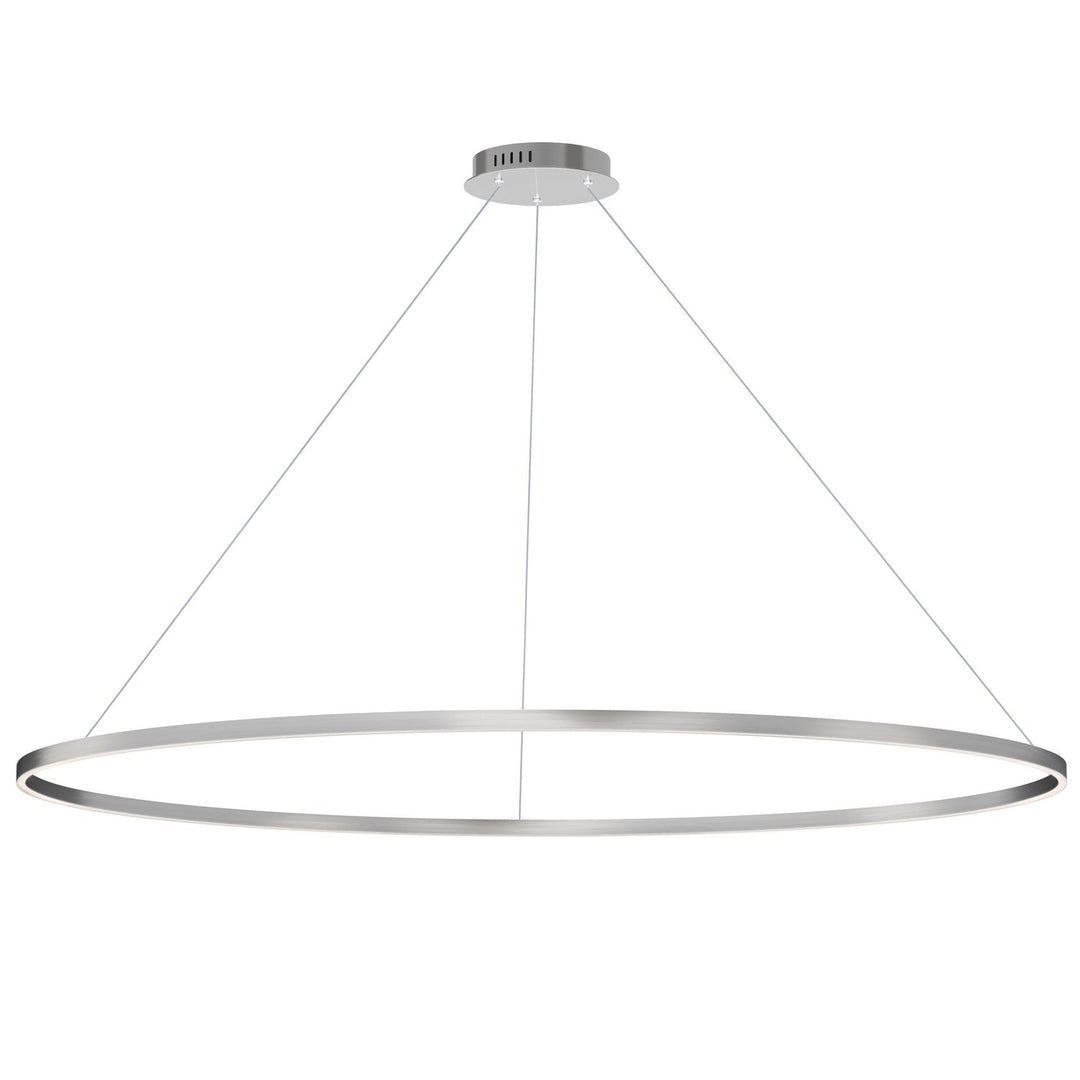 Groove WiZ LED Pendant in Brushed Aluminum ET2