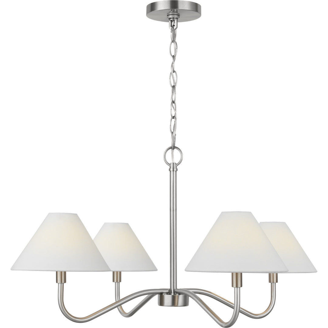 Visual Comfort Studio Canada - DJC1194BN - Four Light Chandelier - Eldon - Brushed Nickel