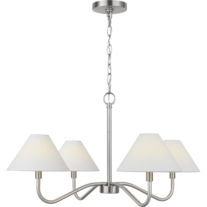 Visual Comfort Studio Canada - DJC1194BN - Four Light Chandelier - Eldon - Brushed Nickel