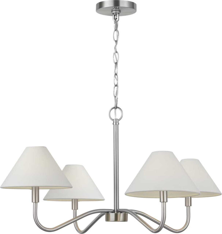 Visual Comfort Studio Canada - DJC1194BN - Four Light Chandelier - Eldon - Brushed Nickel