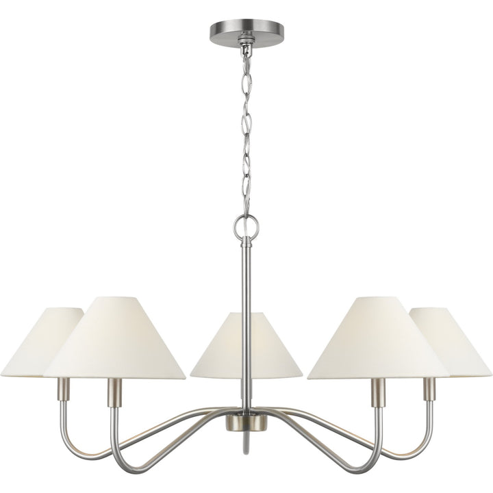 Visual Comfort Studio Canada - DJC1205BN - Five Light Chandelier - Eldon - Brushed Nickel