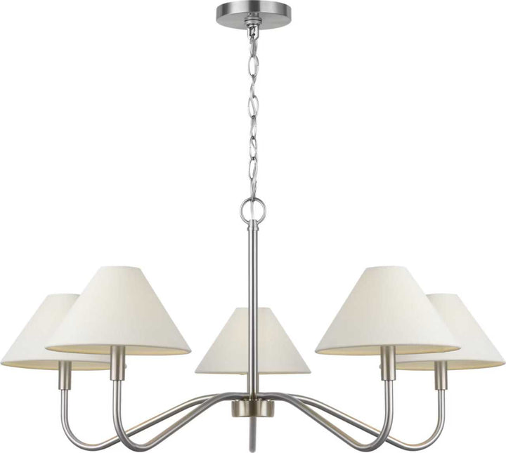 Visual Comfort Studio Canada - DJC1205BN - Five Light Chandelier - Eldon - Brushed Nickel