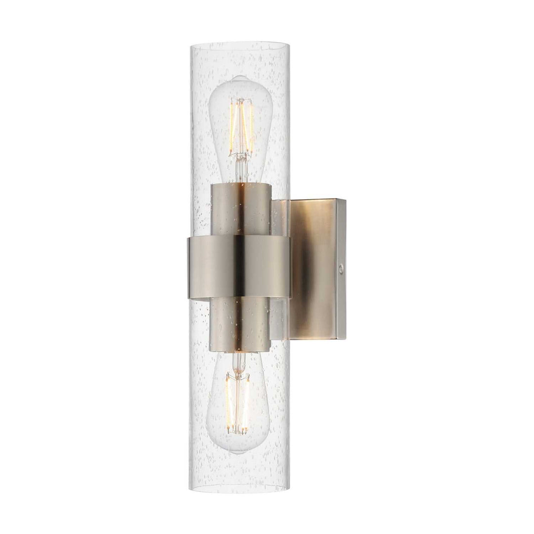 Maxim - 10462CDSN - Two Light Wall Sconce - Livingston - Satin Nickel