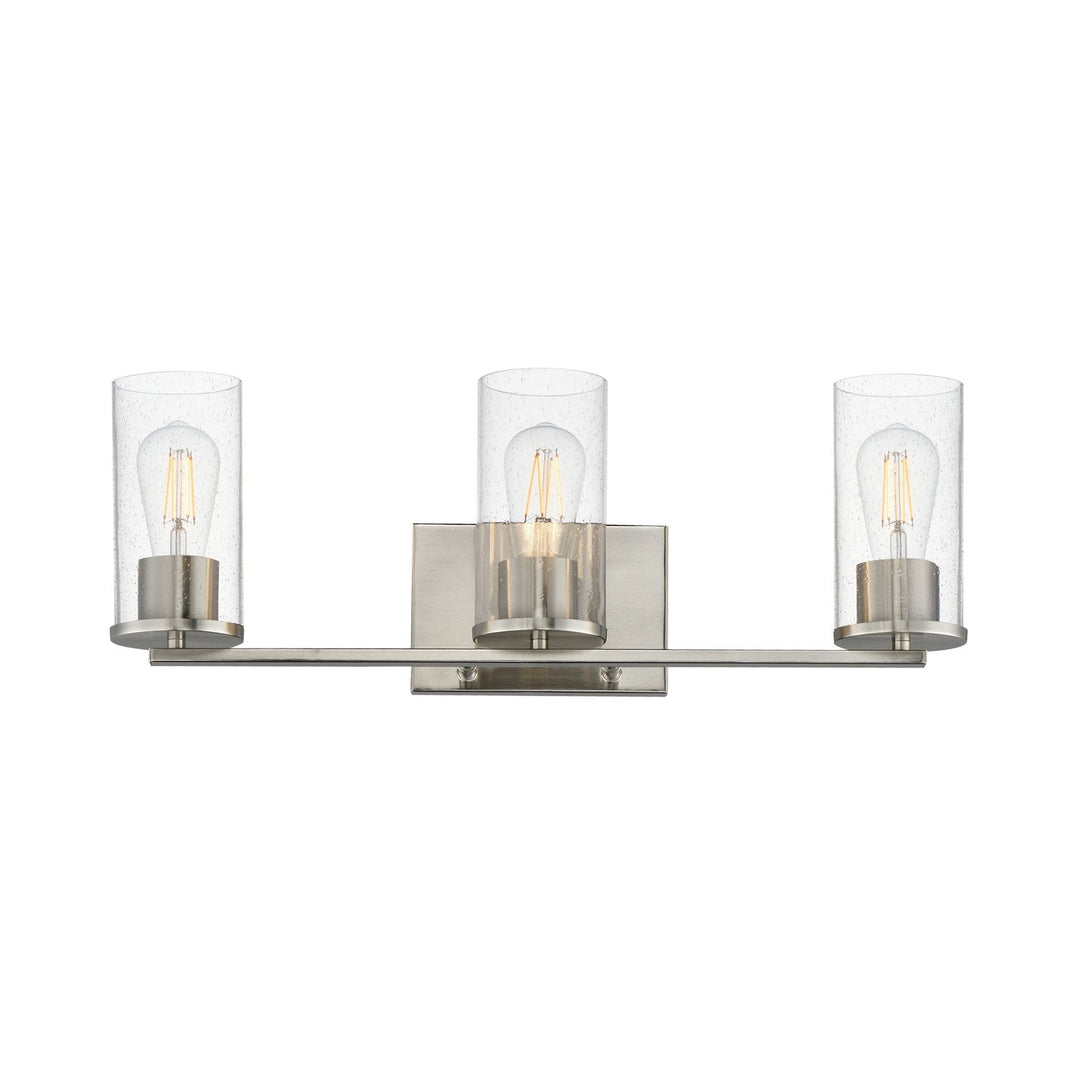 Maxim - 10463CDSN - Three Light Bath Vanity - Livingston - Satin Nickel