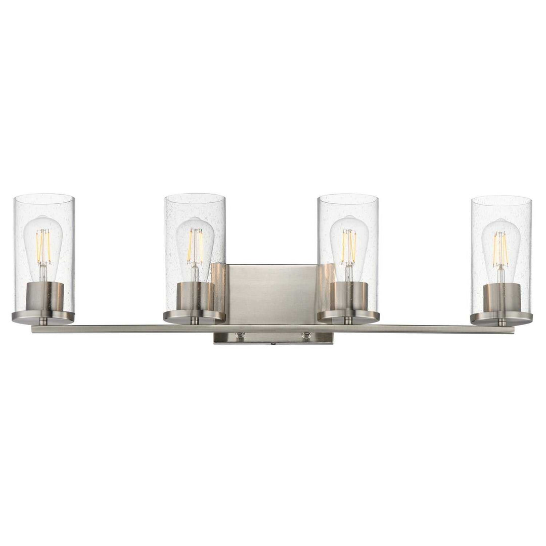 Maxim - 10464CDSN - Four Light Bath Vanity - Livingston - Satin Nickel