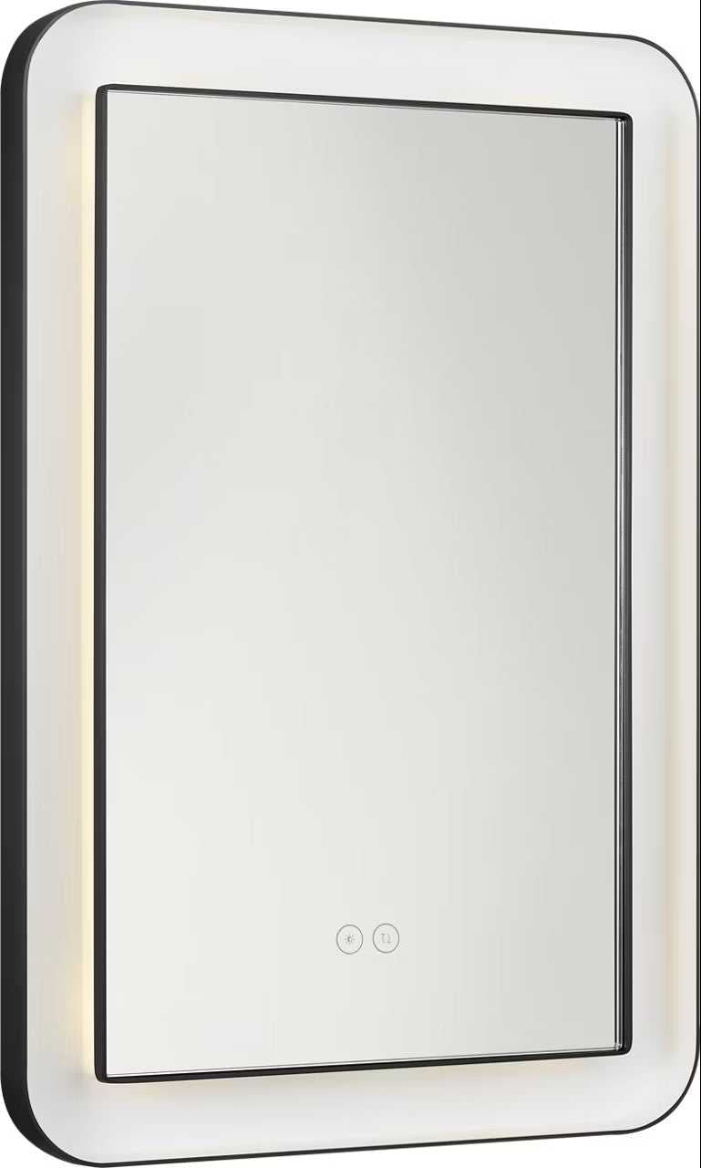 Chopin LED Mirror in Midnight Black Visual Comfort Studio Canada