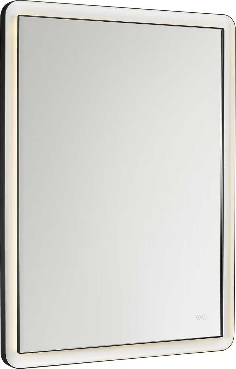 Chopin LED Mirror in Midnight Black Visual Comfort Studio Canada