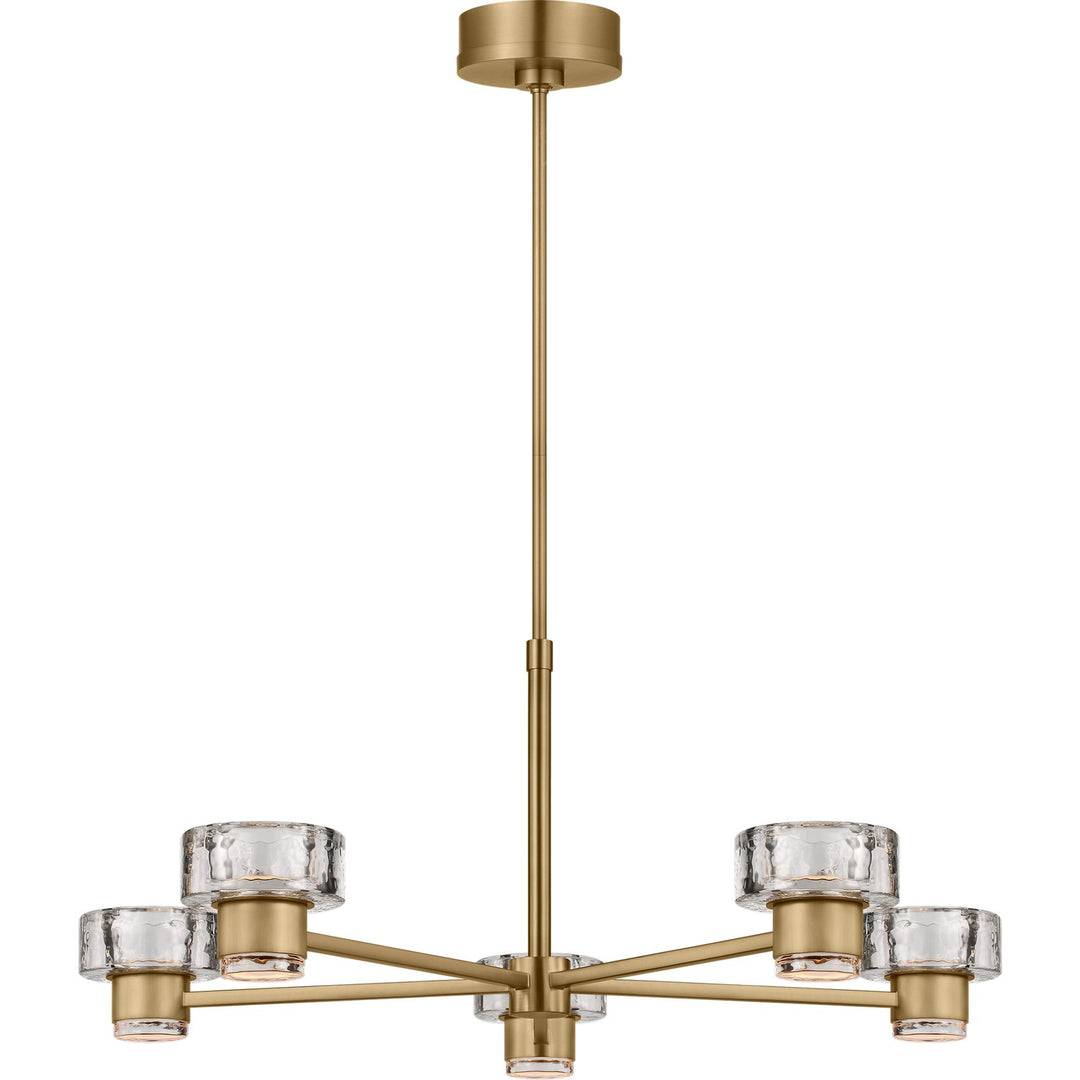 Visual Comfort Studio Canada - SCCHCCH10027EBSCPG - LED Chandelier - Holsted - Estate Brass