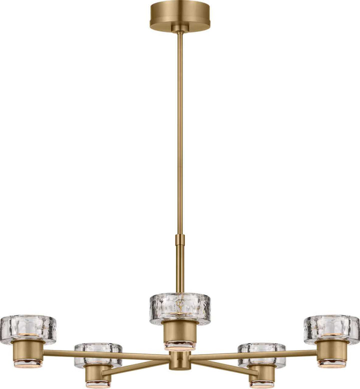 Visual Comfort Studio Canada - SCCHCCH10027EBSCPG - LED Chandelier - Holsted - Estate Brass