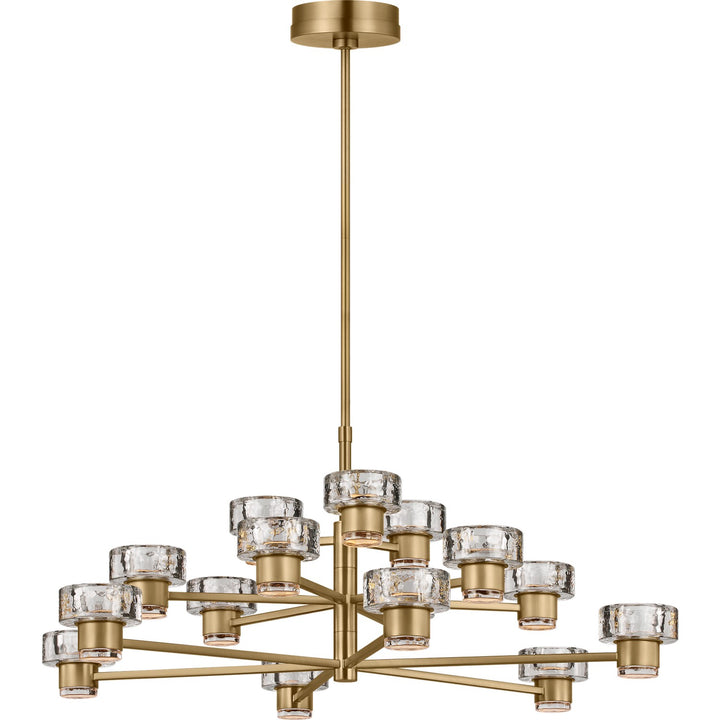 Visual Comfort Studio Canada - SCCHCCH10127EBSCPG - LED Chandelier - Holsted - Estate Brass