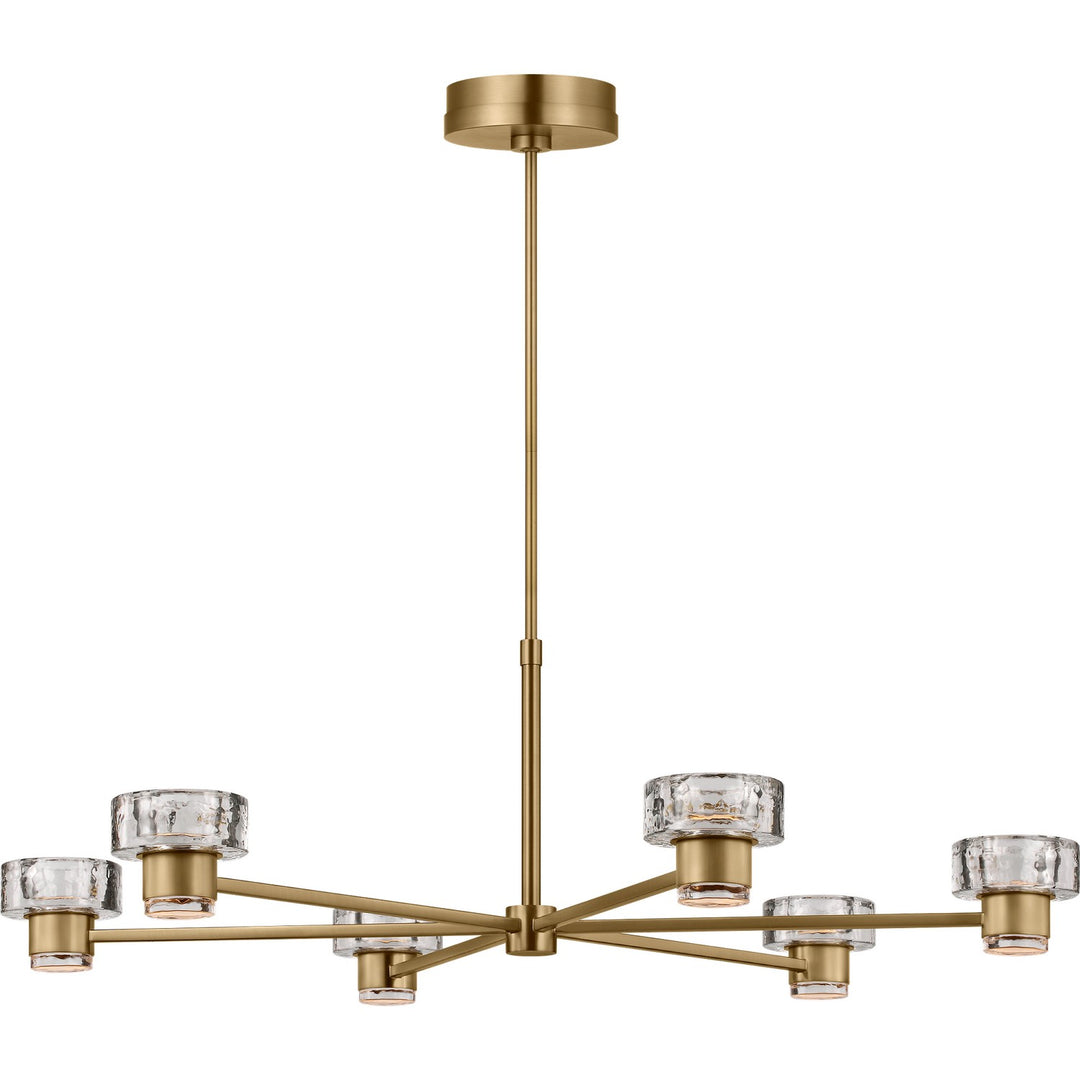Visual Comfort Studio Canada - SCCHCCH10427EBSCPG - LED Chandelier - Holsted - Estate Brass