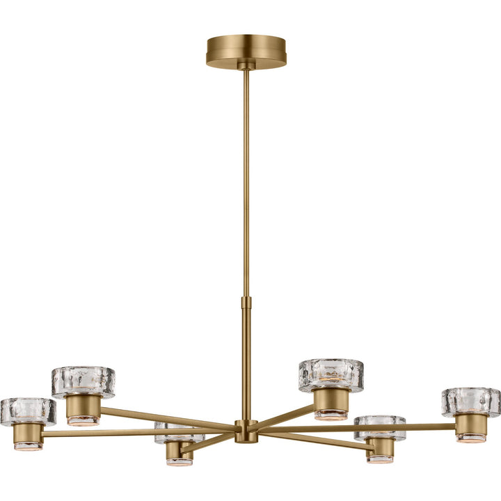 Visual Comfort Studio Canada - SCCHCCH10427EBSCPG - LED Chandelier - Holsted - Estate Brass