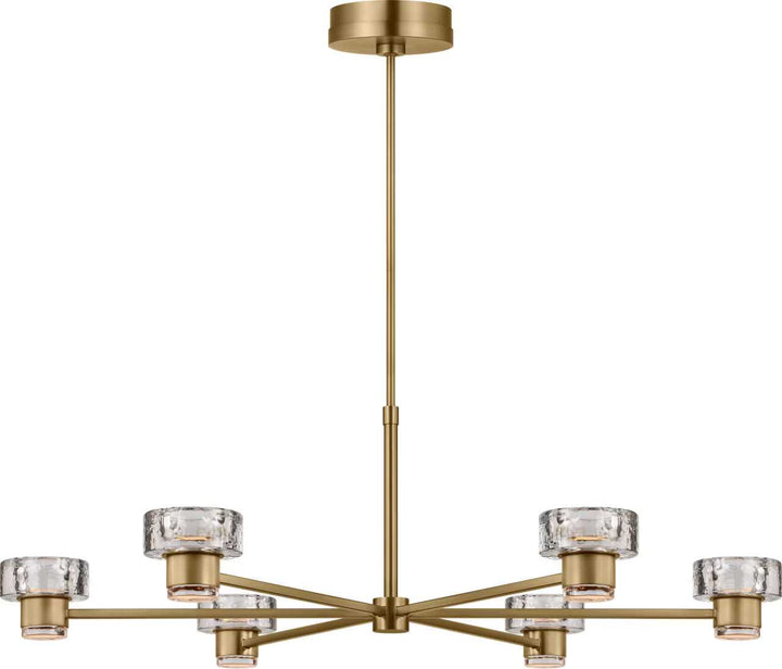 Visual Comfort Studio Canada - SCCHCCH10427EBSCPG - LED Chandelier - Holsted - Estate Brass