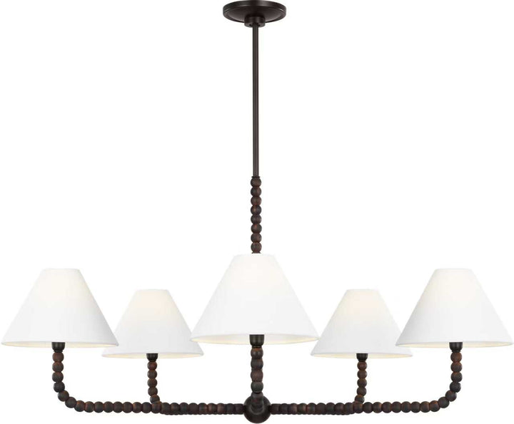Visual Comfort Studio Canada - SCCHCCH112AIBAWWL - Five Light Chandelier - Fiona - Aged Iron
