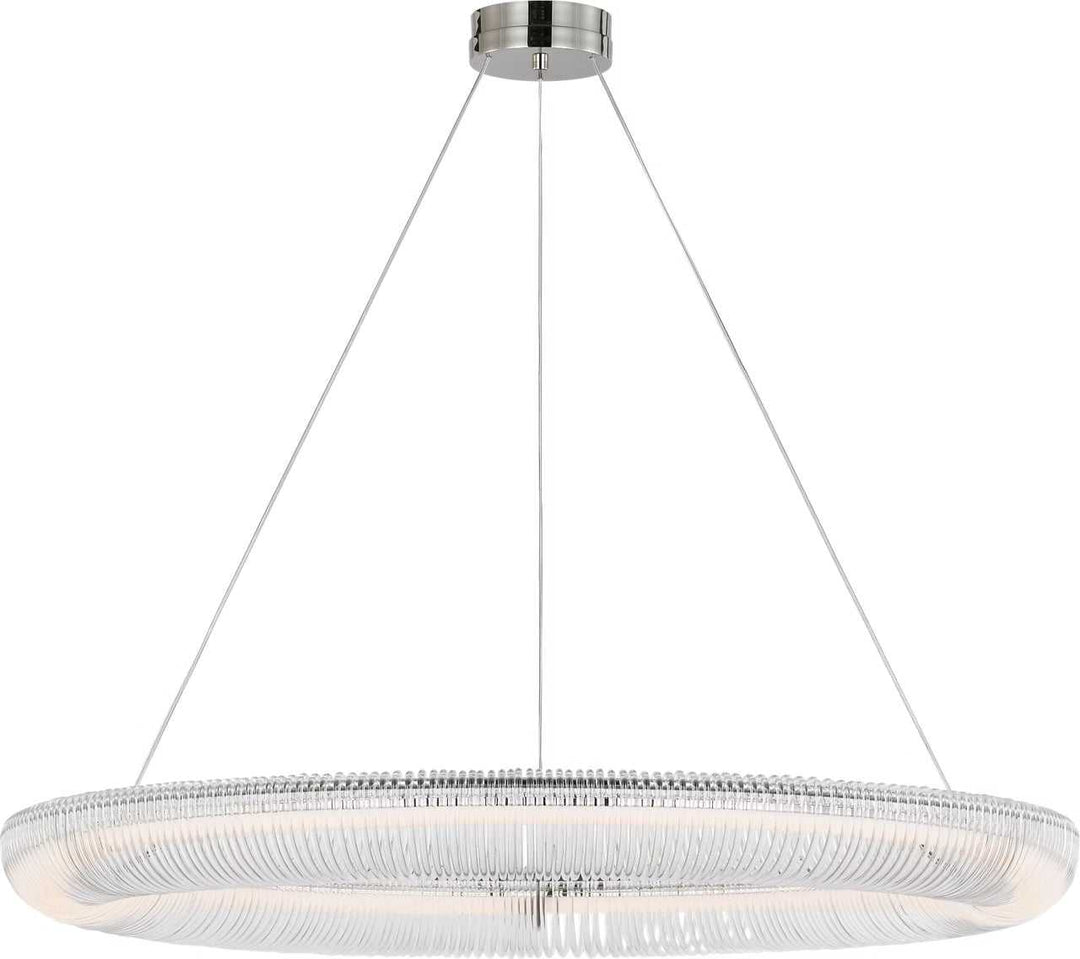 Pierce LED Chandelier in Polished Nickel Visual Comfort Studio Canada
