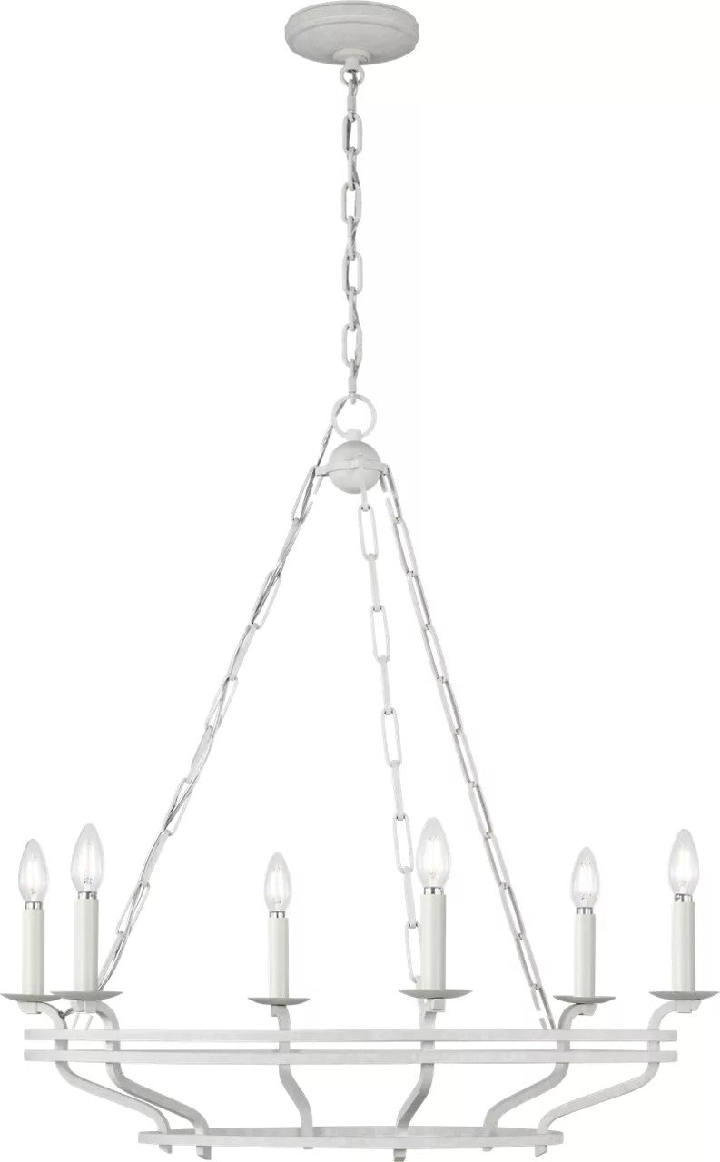 Visual Comfort Studio Canada - SCCHCCH119APL - Six Light Chandelier - Brighton - Aged Pewter